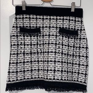 Zara tweed skirt